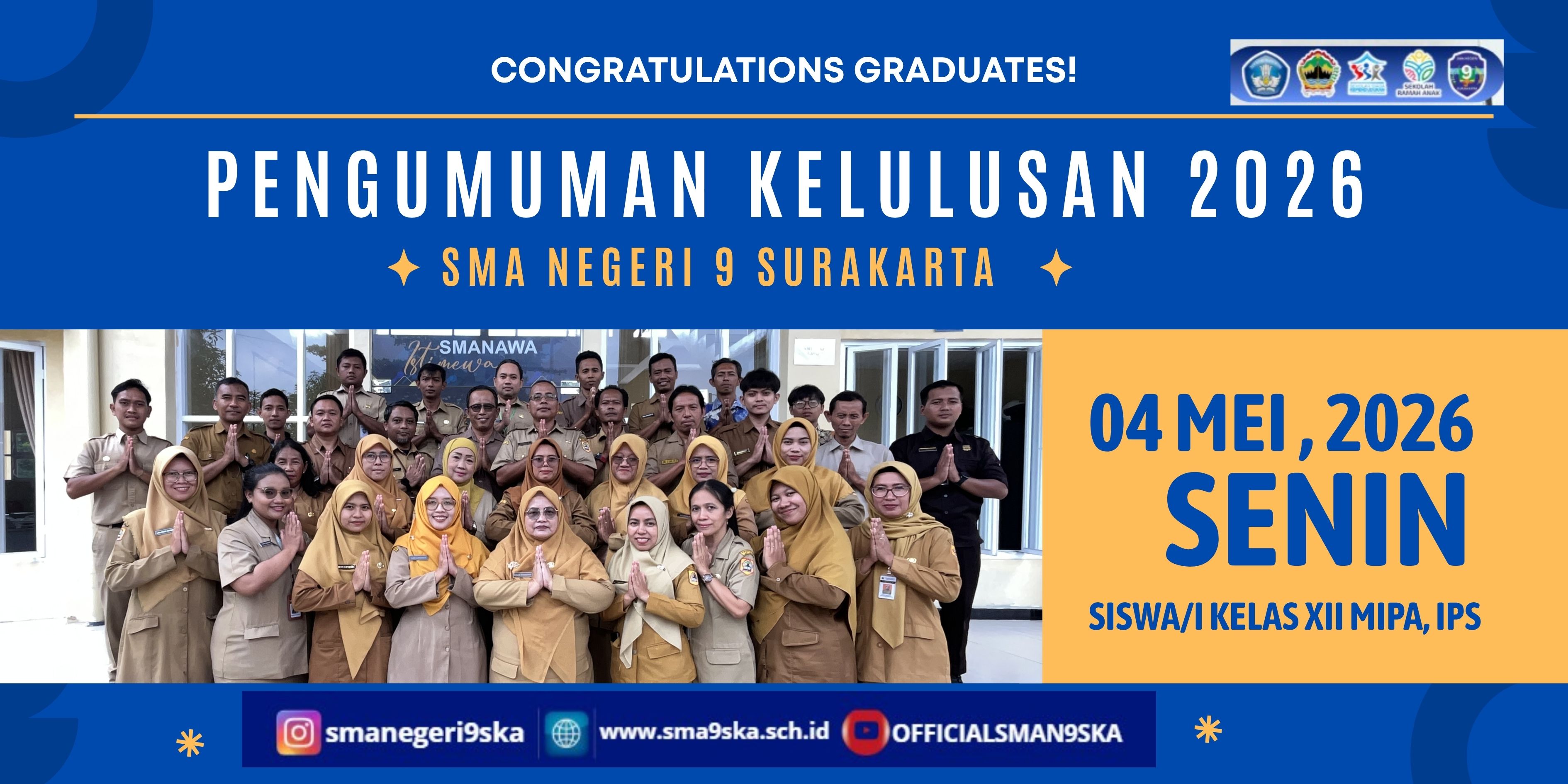 Blue and Yellow Simple Modern Graduation Announcement College Banner Landscape (1)